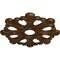 Ekena Millwork Angel Ceiling Medallion (Fits Canopies up to 4 3/8"), 20 7/8"OD x 3 5/8"ID x 1"P, Root Beer Crackle CM20ANRBC - alternate 5